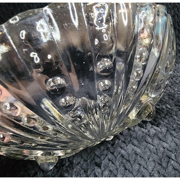 Vintage Anchor Hocking “Bubble” Oyster Pearl Serving Bowl – 1930s–1940s – USA - Picture 6 of 8